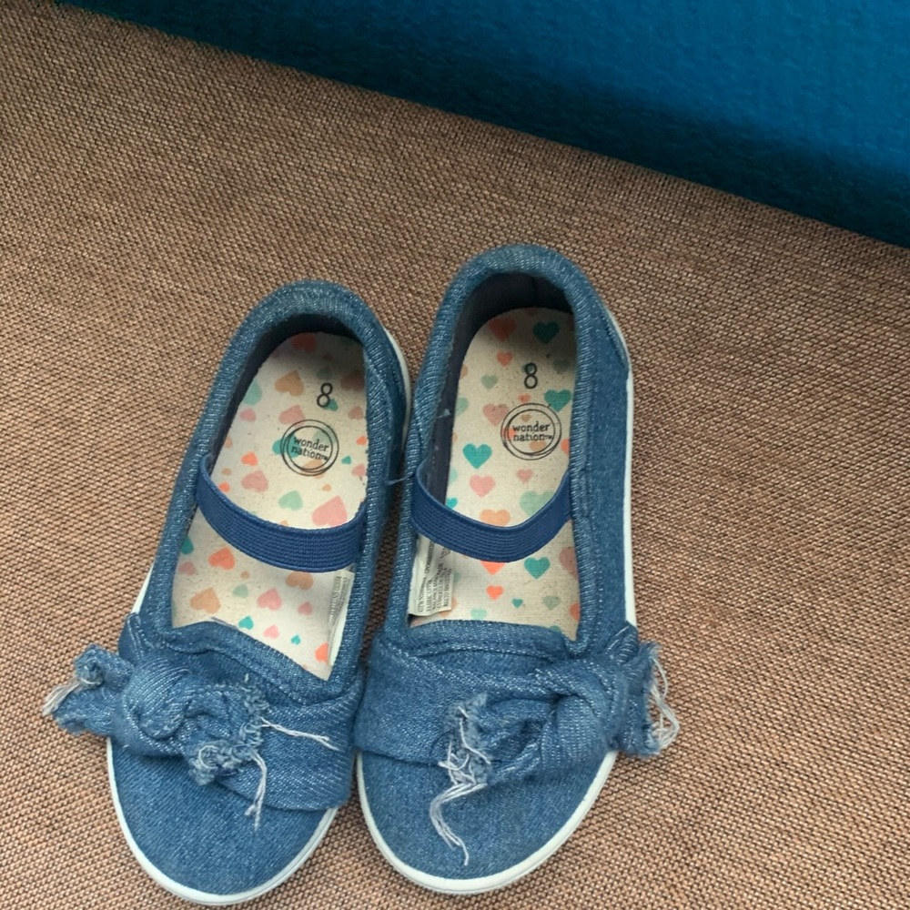 Cute kids slip one lightly worn